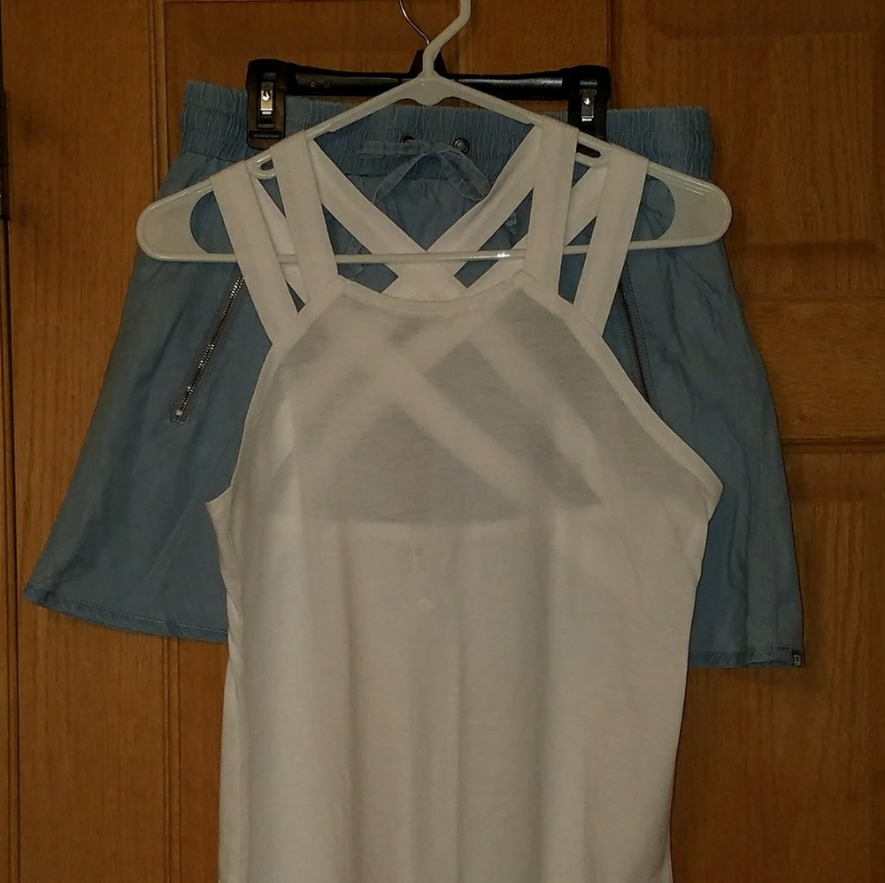 Tank And Skirt Outfit